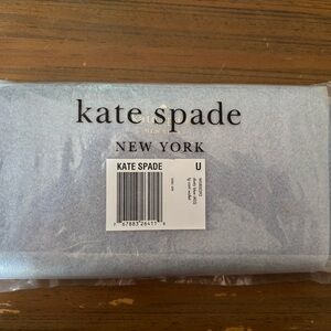 Kate Spade Metallic Silver Clutch